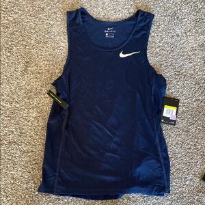 Nike Dri-FIT Navy Blue Tank Top